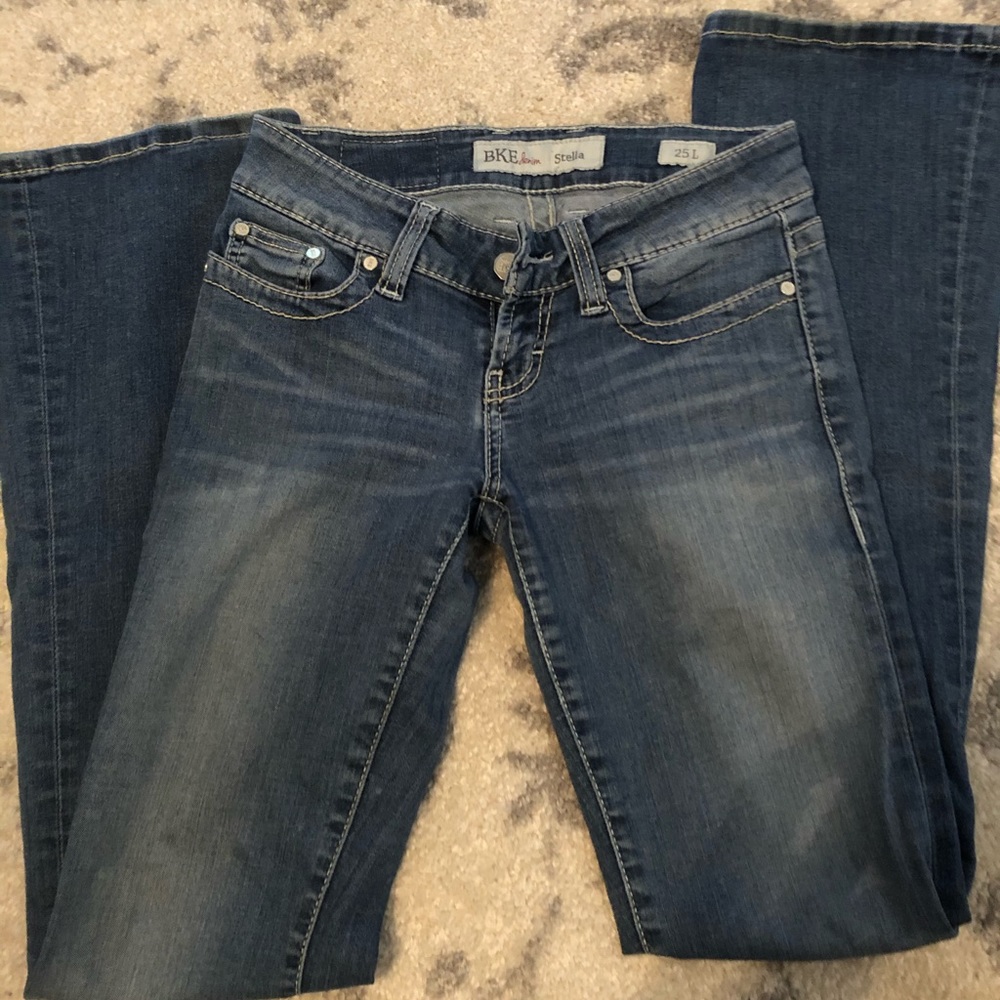BKE Stella flare jeans.